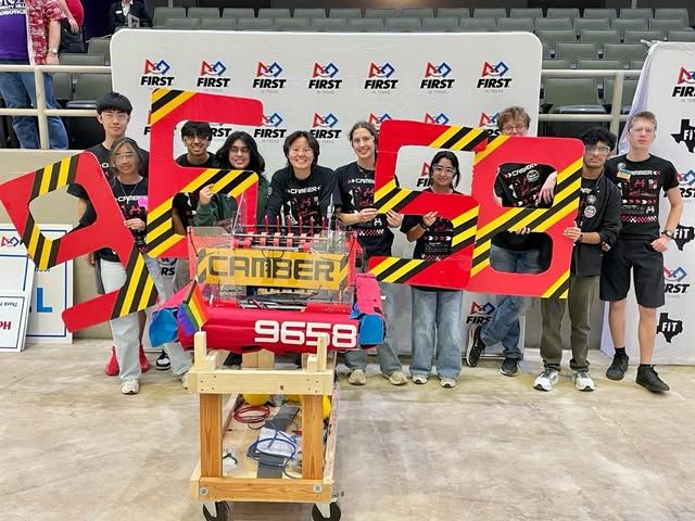Camber Robotics team members at an FRC competition
